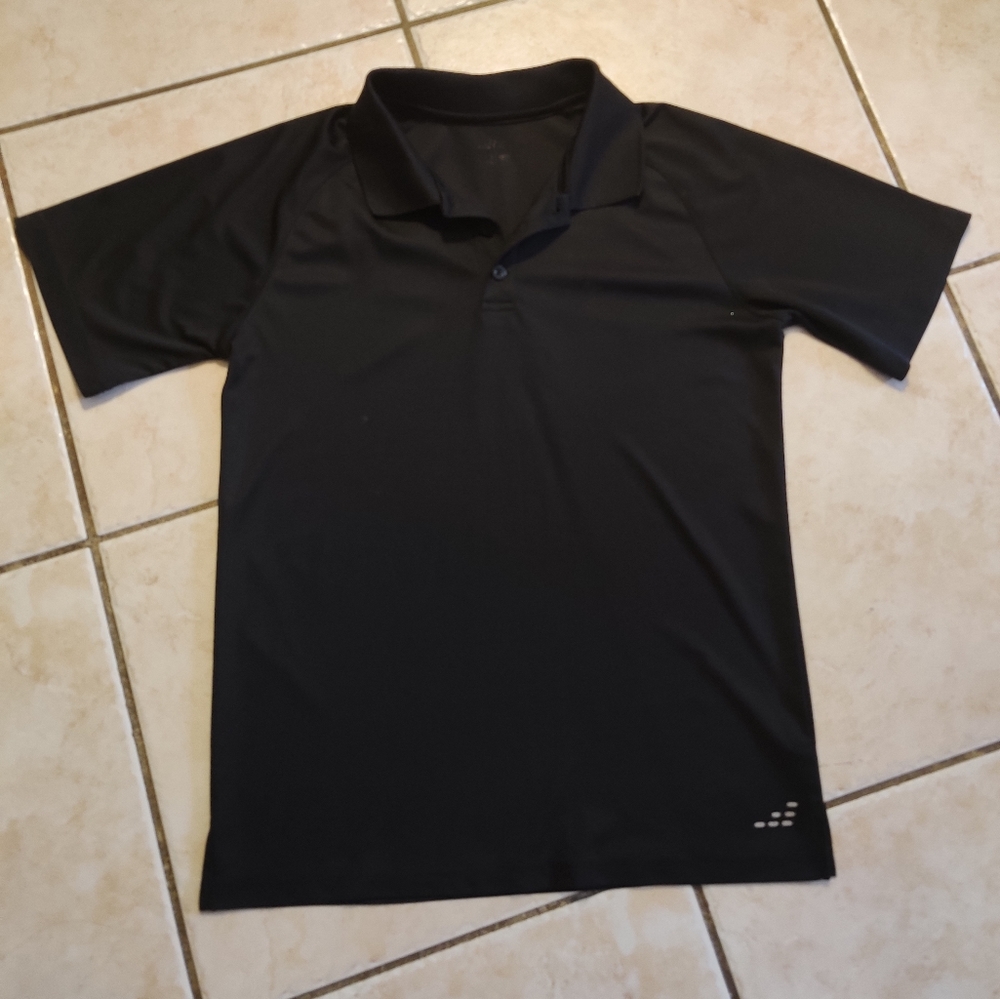 BCG Dri Fit Gym Spandex Polyester Polo Work Shirt Short Sleeve